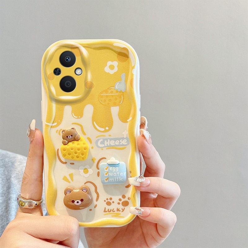 Ốp lưng oppo reno 7z 5g ốp lưng oppo reno 8z 5g Ốp Điện Thoại Gắn Búp Bê 3d Dễ Thương Cho oppo reno 7z 5g reno 8z 5g