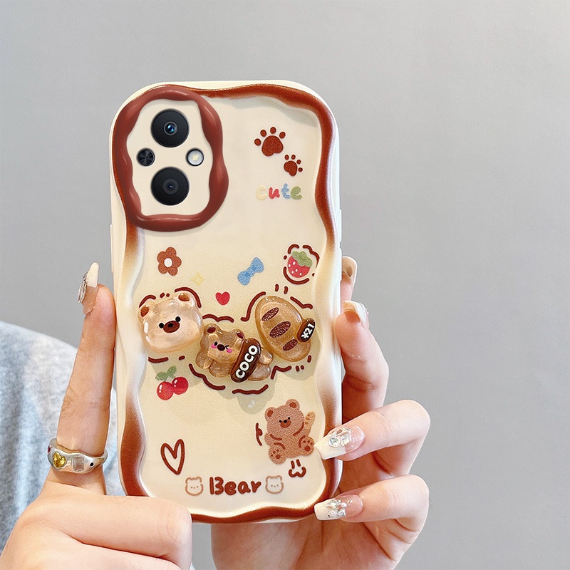 Ốp lưng oppo reno 7z 5g ốp lưng oppo reno 8z 5g Ốp Điện Thoại Gắn Búp Bê 3d Dễ Thương Cho oppo reno 7z 5g reno 8z 5g