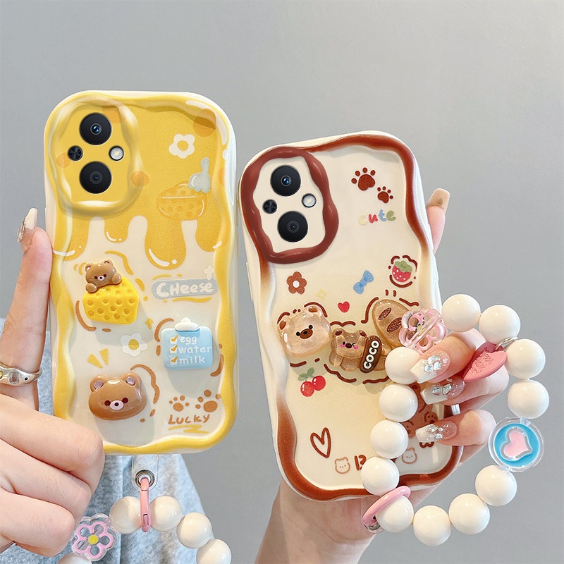 Ốp lưng oppo reno 7z 5g ốp lưng oppo reno 8z 5g Ốp Điện Thoại Gắn Búp Bê 3d Dễ Thương Cho oppo reno 7z 5g reno 8z 5g