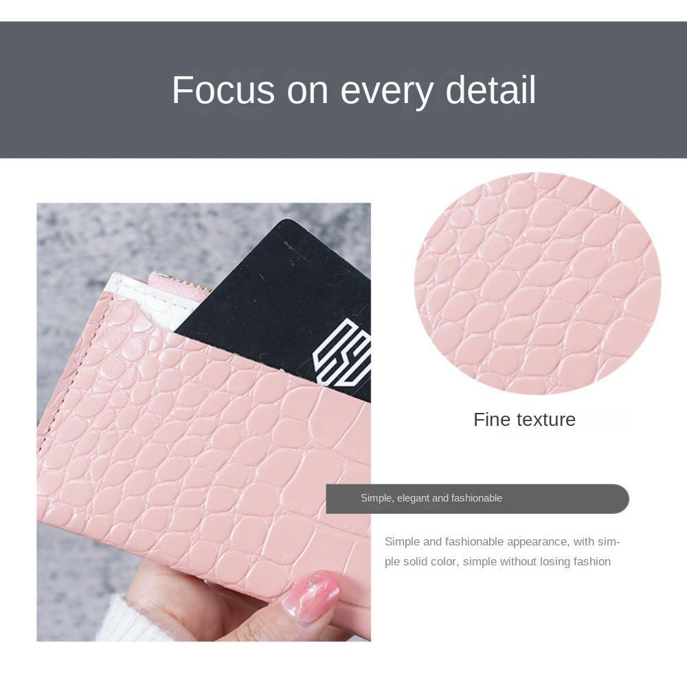Ví Da pu Màu Trơn Đa Năng Thời Trang Cho Nữ
