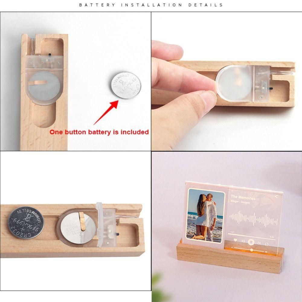 Muvako Giá Đỡ Đèn led 3 inch / Máy Ảnh Để Bàn Bằng acrylic Trong Suốt Chuyên Nghiệp Cho fujifilm instax mini ofiice