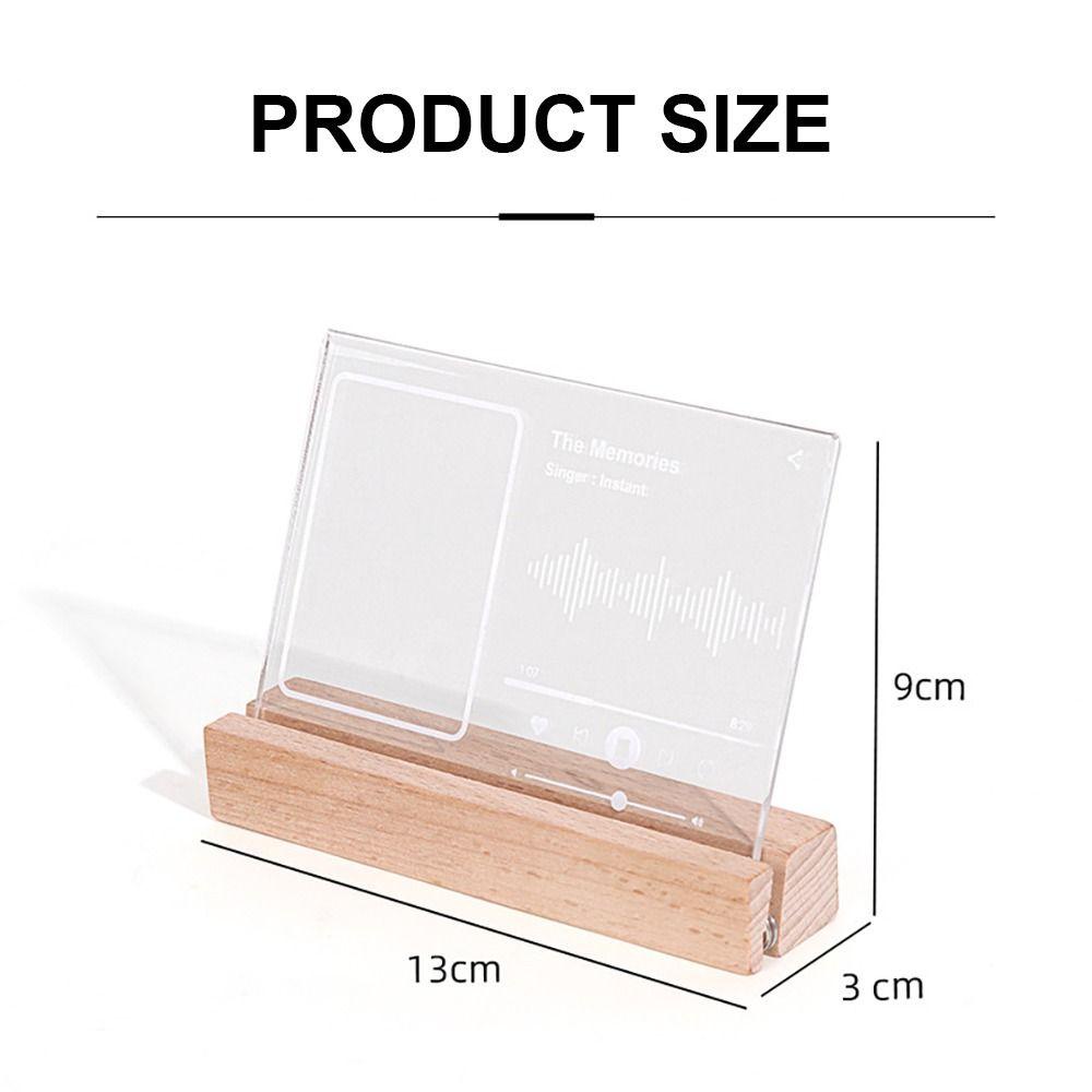 Muvako Giá Đỡ Đèn led 3 inch / Máy Ảnh Để Bàn Bằng acrylic Trong Suốt Chuyên Nghiệp Cho fujifilm instax mini ofiice