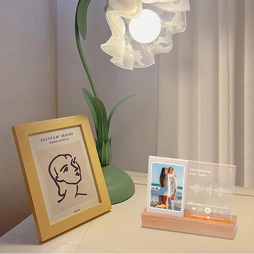 Muvako Giá Đỡ Đèn led 3 inch / Máy Ảnh Để Bàn Bằng acrylic Trong Suốt Chuyên Nghiệp Cho fujifilm instax mini ofiice