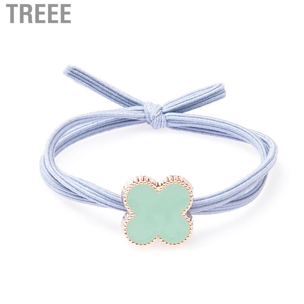 Treee Elegant Hair Tie Women Girls Fashionable Cute Rope Ponytail Holder for Dating Holiday Party