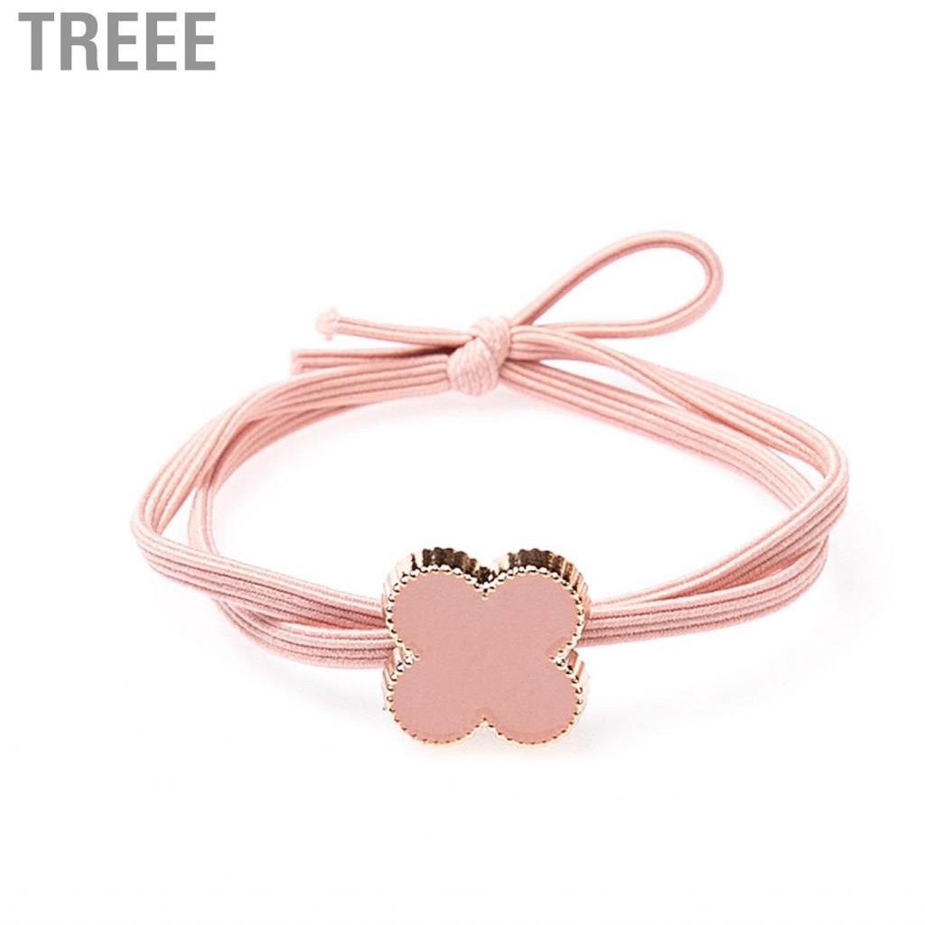 Treee Elegant Hair Tie Women Girls Fashionable Cute Rope Ponytail Holder for Dating Holiday Party
