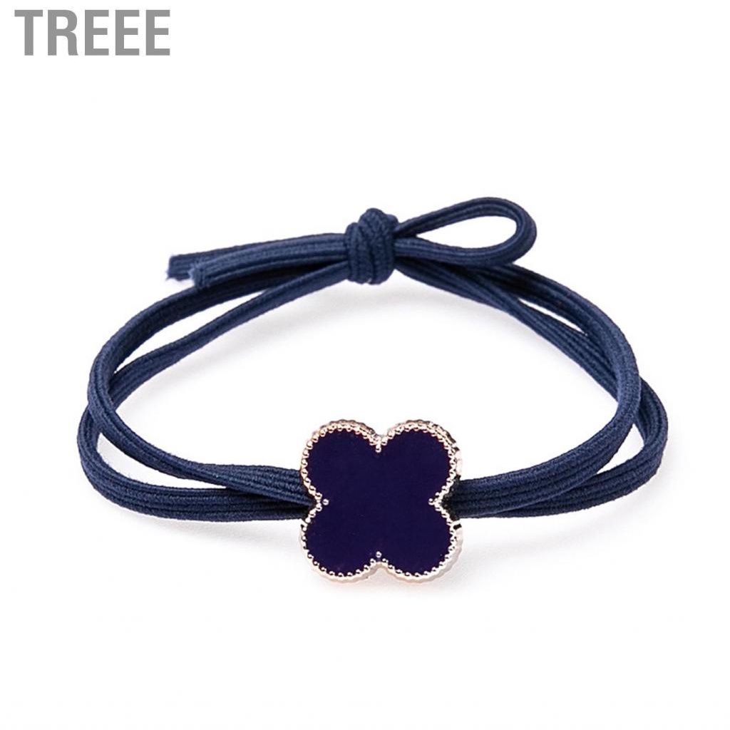 Treee Elegant Hair Tie Women Girls Fashionable Cute Rope Ponytail Holder for Dating Holiday Party