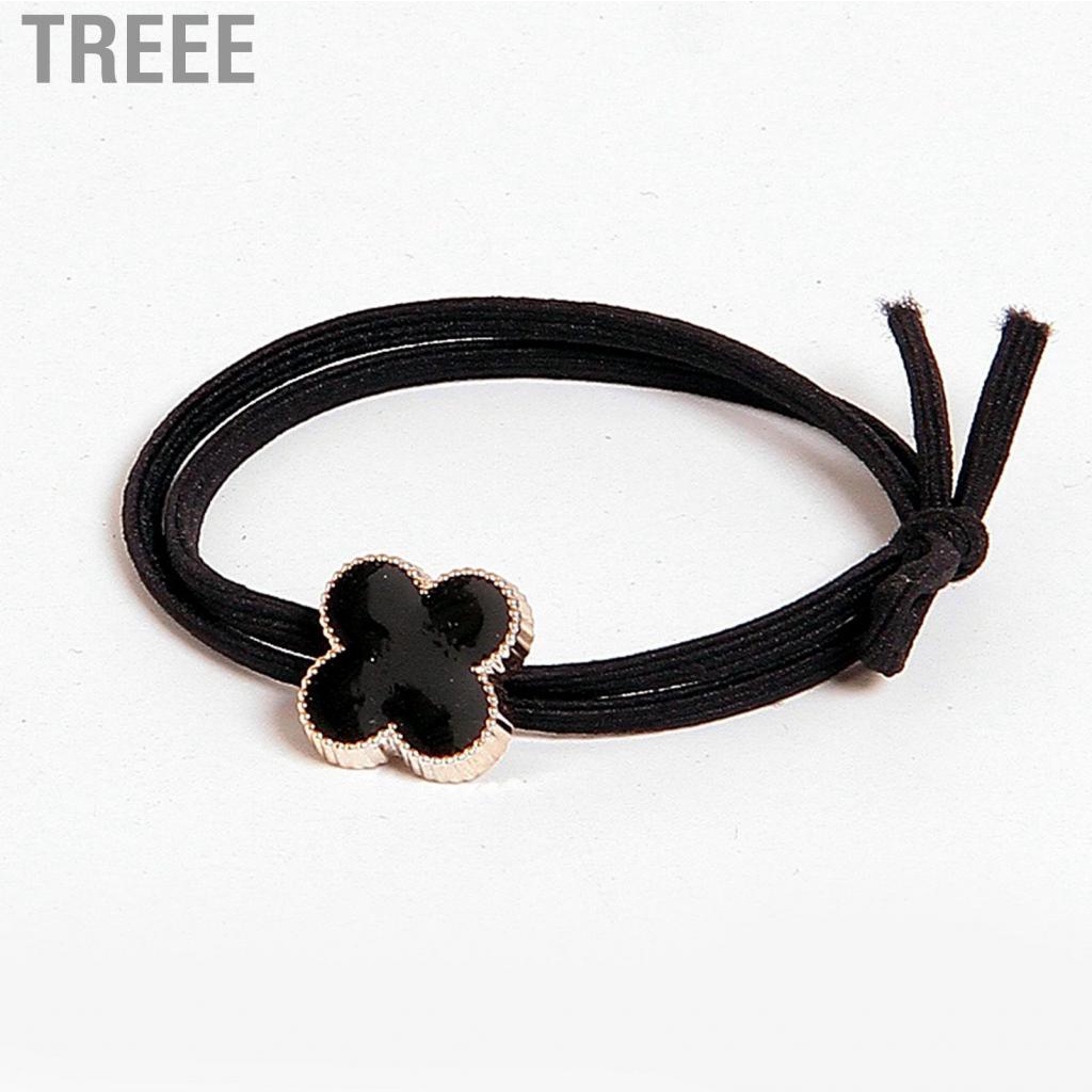 Treee Elegant Hair Tie Women Girls Fashionable Cute Rope Ponytail Holder for Dating Holiday Party