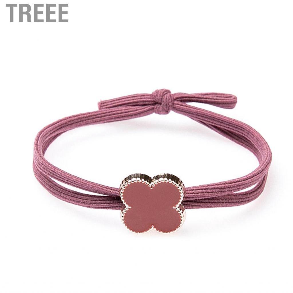 Treee Elegant Hair Tie Women Girls Fashionable Cute Rope Ponytail Holder for Dating Holiday Party