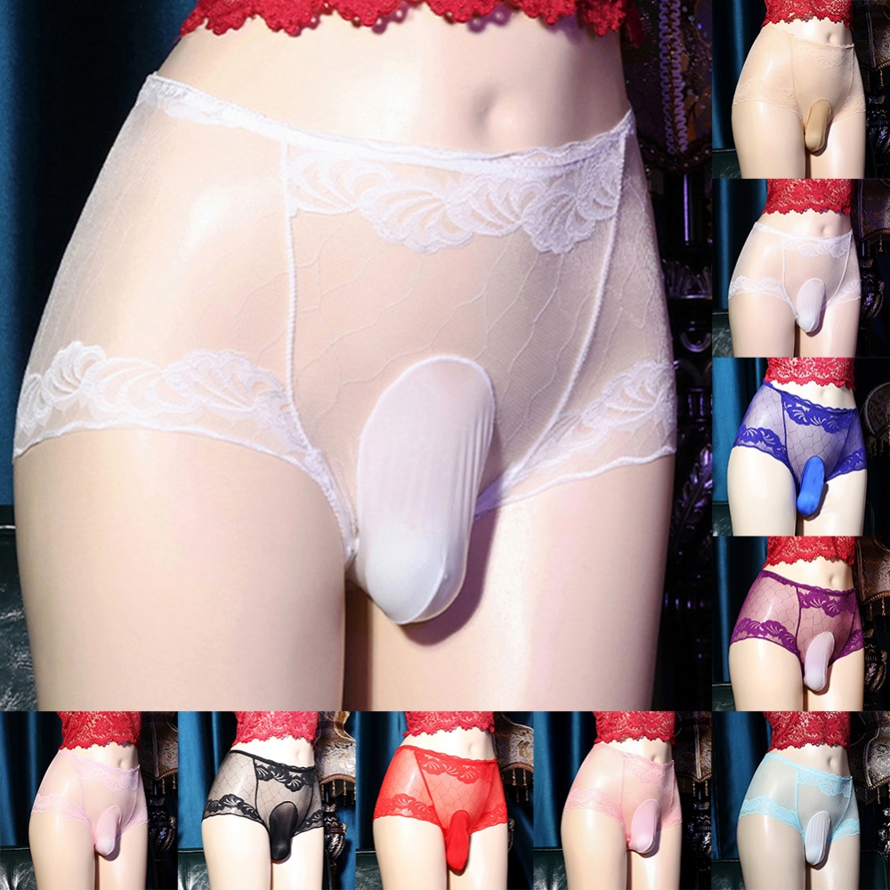 Quần Lót Nam Dạng Lưới Siêu Mỏng Xuyên Thấu Gợi Cảm