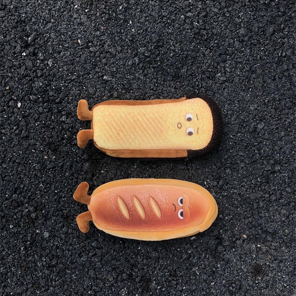 Missups Túi Đựng Bút Hình Bánh Mì Nướng Sức Chứa Lớn Vui Nhộn