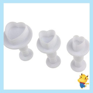 Khuôn cắt kẹo đường hình trái tim trang trí bánh kem