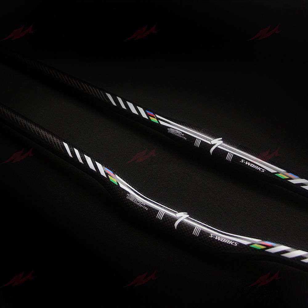 Tay Cầm Xe Đạp Leo Núi Bằng Sợi carbon Thẳng 3k Chất Lượng Cao