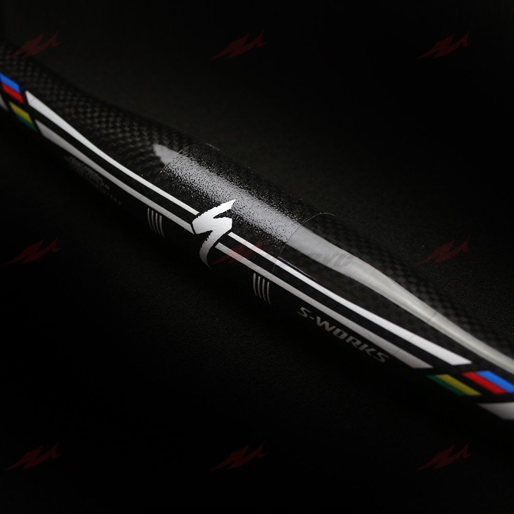 Tay Cầm Xe Đạp Leo Núi Bằng Sợi carbon Thẳng 3k Chất Lượng Cao