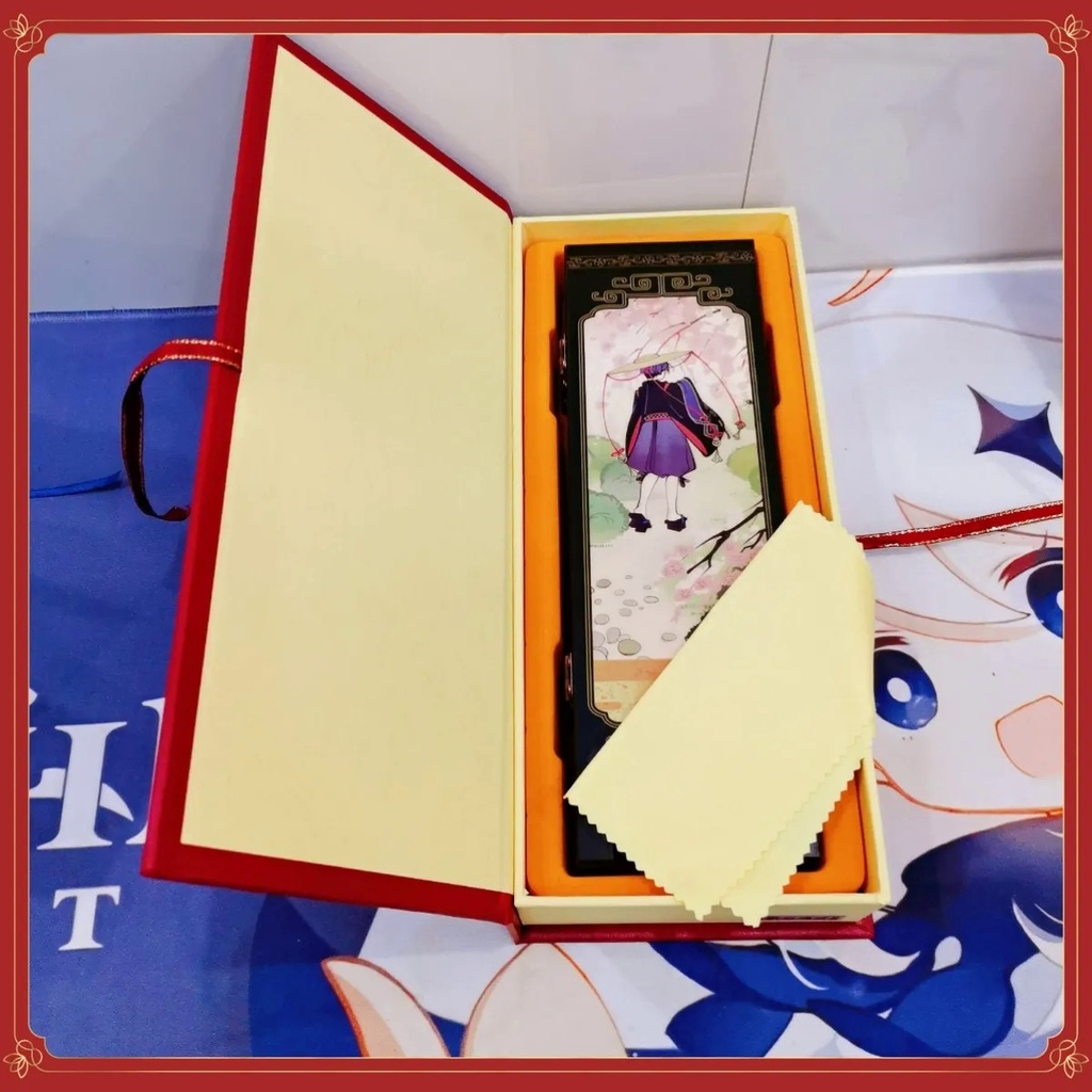 ★Genshin Impact★Năm Bản Bài Hát Cổ Tích ayaka & kazuha & Ventti & xingqiu & scaramouche Trang Trí Bàn Làm Việc Có Thể Gập Lạ