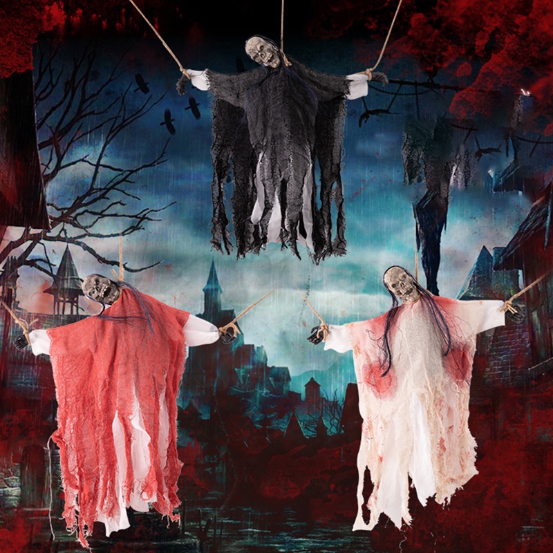 Bộ Đồ Chơi Ma Quỷ Có Nhạc Và Đèn Trang Trí halloween Kinh Dị ykt