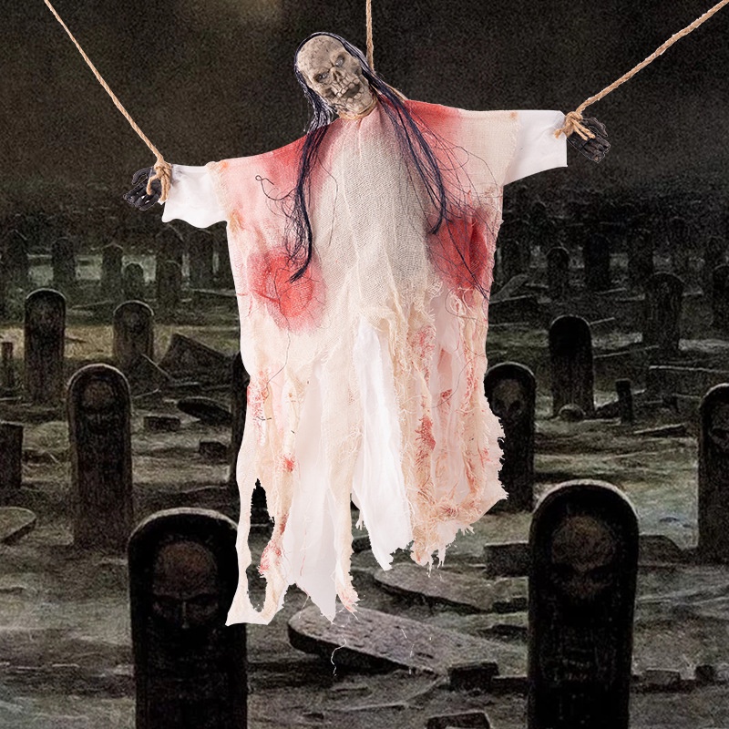 Bộ Đồ Chơi Ma Quỷ Có Nhạc Và Đèn Trang Trí halloween Kinh Dị ykt