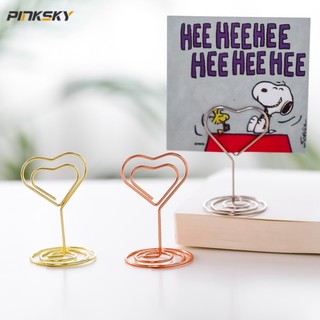 Kẹp Giấy Note Mini Hình Trái Tim Sáng Tạo Để Bàn Trang Trí