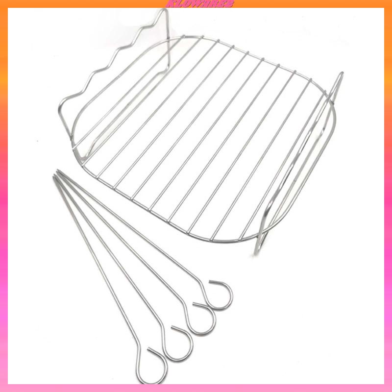 Khay Hai Tầng Dùng Nướng bbq / Pizza / Bánh Mì / Không Khí Thay Thế Cho Bếp Nướng