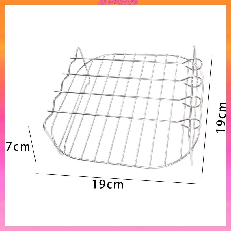 Khay Hai Tầng Dùng Nướng bbq / Pizza / Bánh Mì / Không Khí Thay Thế Cho Bếp Nướng