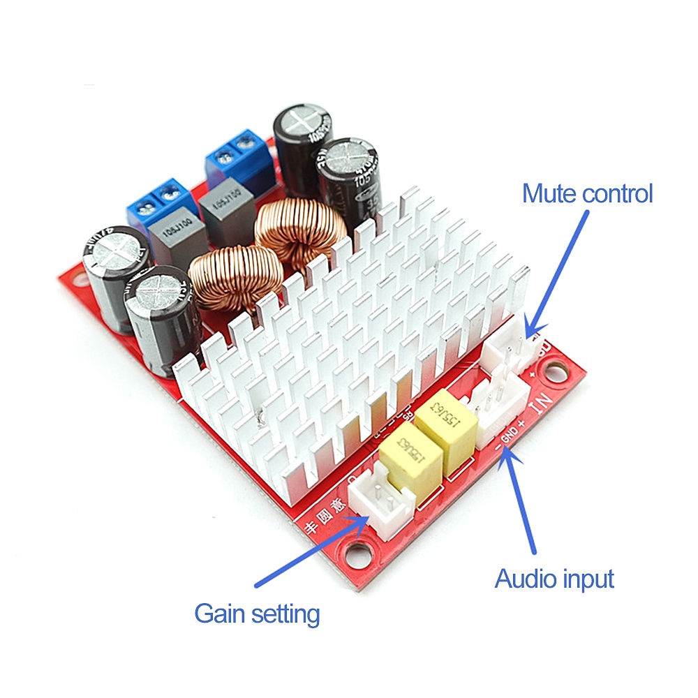 Gaqee Bảng Mạch Khuếch Đại Công Suất Cao dc 5-34v cs8683 130w