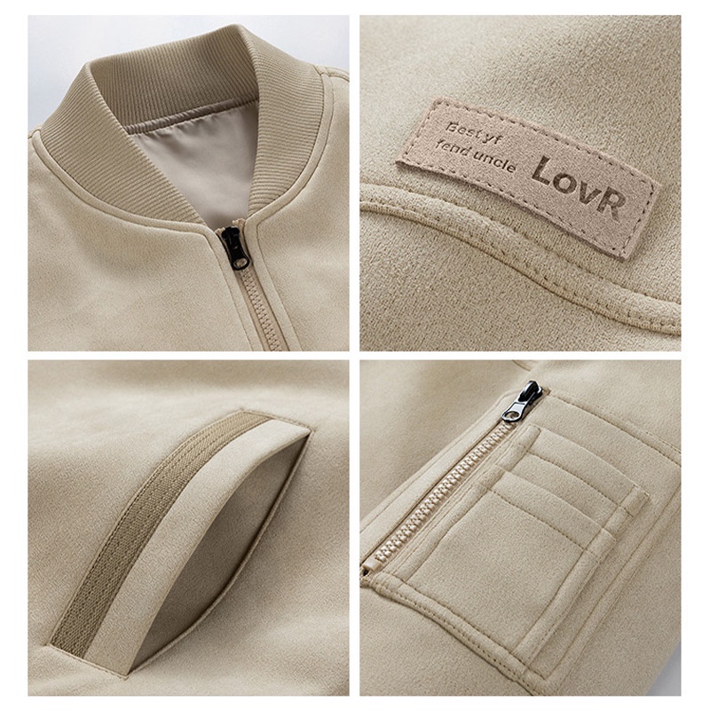 Vunc Áo Khoác Bóng Chày Thời Trang Đường Phố Mỹ Cá Tính Cho Nam