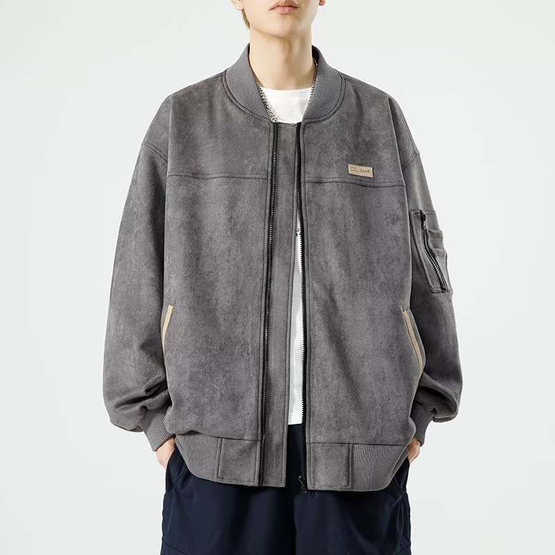 Vunc Áo Khoác Bóng Chày Thời Trang Đường Phố Mỹ Cá Tính Cho Nam