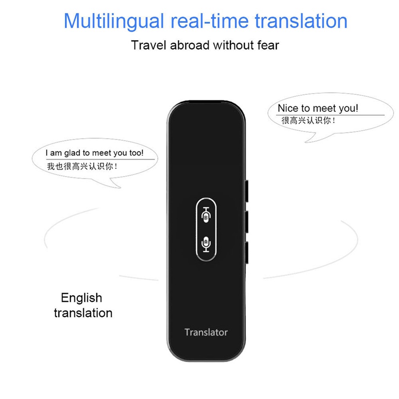 1 Máy Phiên Dịch Giọng Nói 137 Ngôn Ngữ Đa Ngôn Ngữ