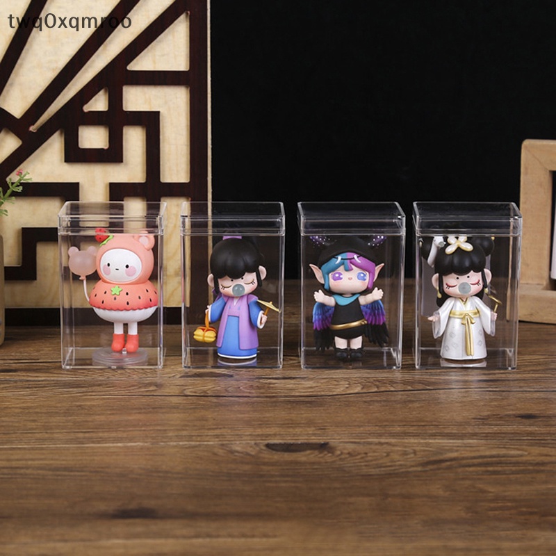 Hộp nhựa hình chữ nhật Bánh quy kẹo búp bê đóng gói quà tặng hộp trong suốt VN