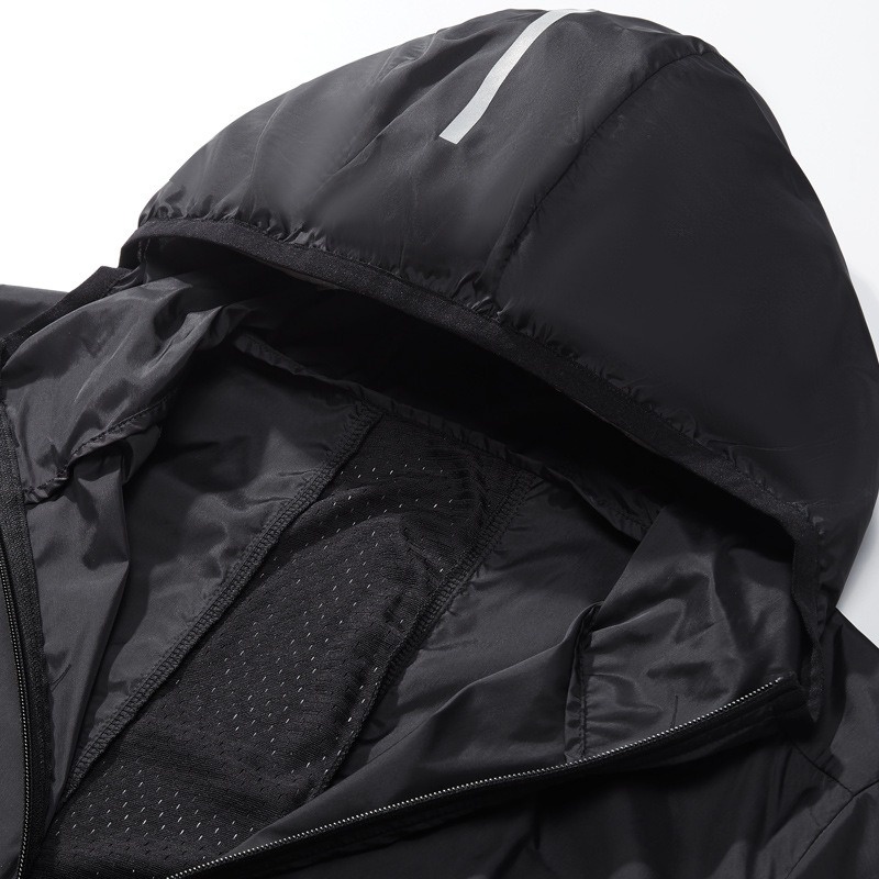 Áo Khoác Thể Thao Chống Tia uv Chống Thấm Nước Có Mũ Trùm Tiện Dụng Dành Cho Nam