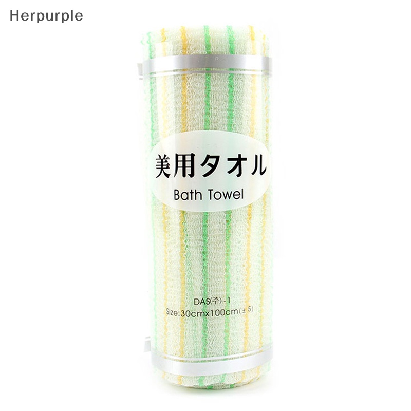 Khăn Tắm Hàn Quốc Loại Dài Tẩy Tế Bào Chết 30x90cm vn