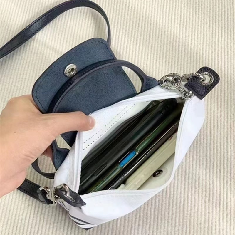 Lepliage Túi Đeo Chéo mini Bằng Da Thật Chống Thấm Nước Có Dây Đeo Vai Thời Trang Cho Nữ