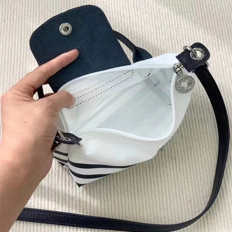 Lepliage Túi Đeo Chéo mini Bằng Da Thật Chống Thấm Nước Có Dây Đeo Vai Thời Trang Cho Nữ