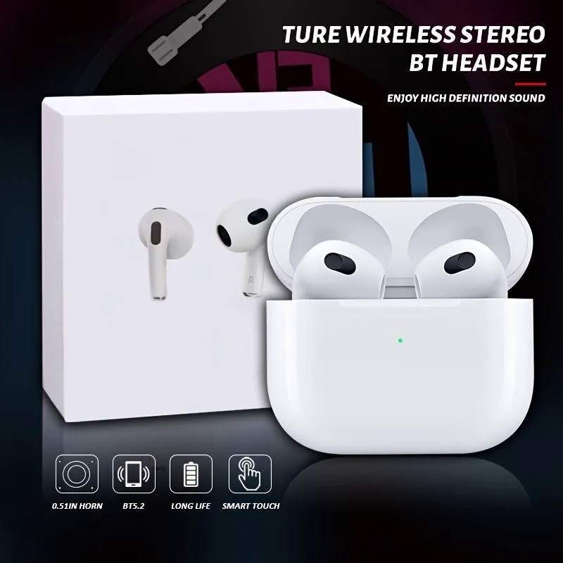 Tai nghe không dây Âm Thanh stereo 2 / 3 / pro Màu Trắng
