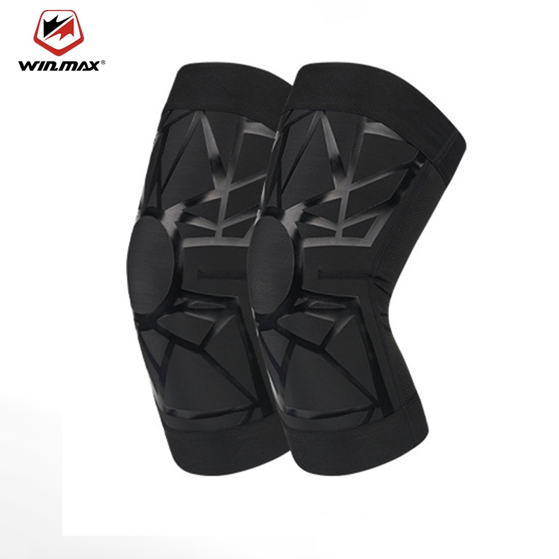 1 Cặp Đệm Bảo Vệ Đầu Gối Co Giãn Chống Va Chạm Hỗ Trợ Chơi Bóng Rổ / Bóng Đá / Bóng Đá
