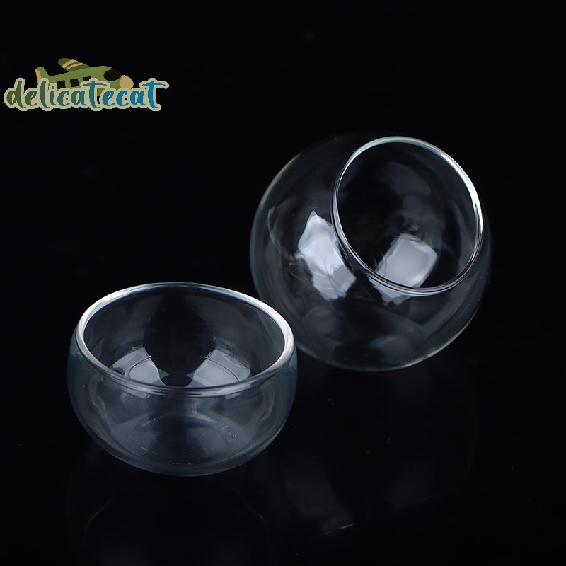 Phụ Kiện Bát Ăn mini Bằng Thủy Tinh Trang Trí Nhà Búp Bê