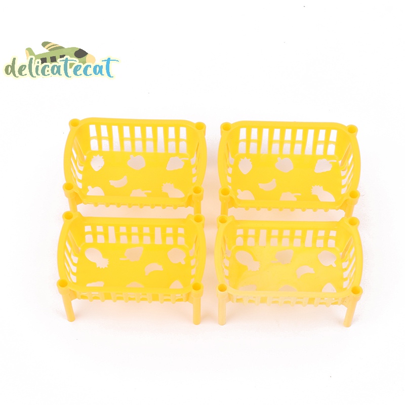 Set 2 Kệ Để Đồ Chơi Búp Bê Nhiều Tầng diy Trang Trí Nhà Búp Bê