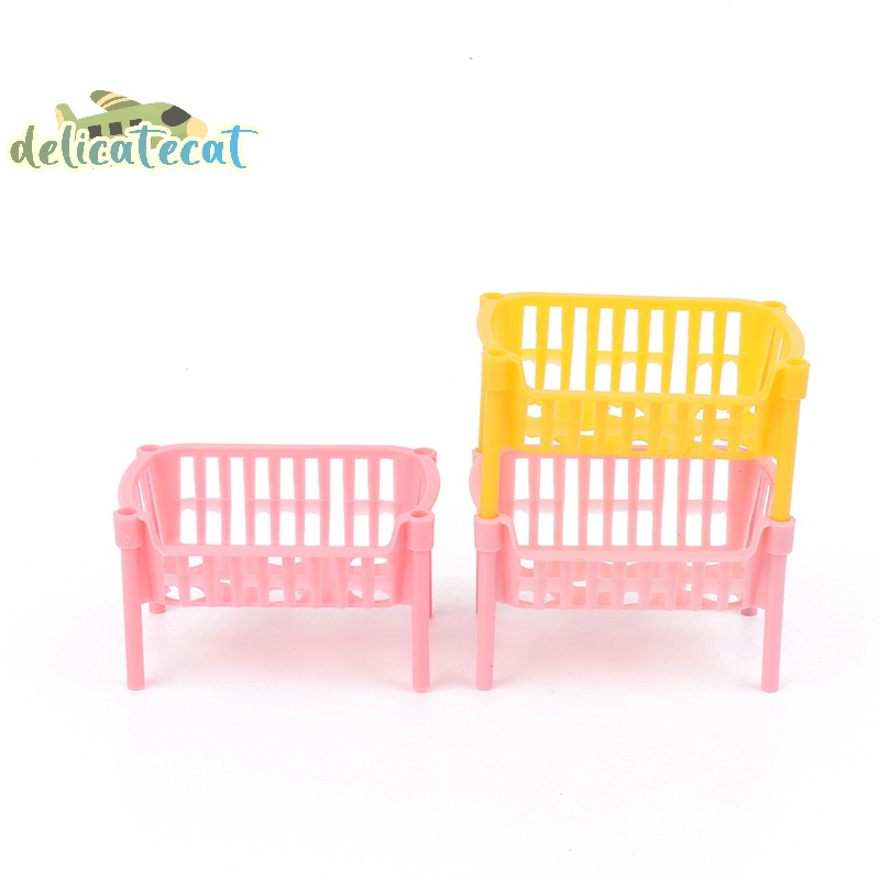 Set 2 Kệ Để Đồ Chơi Búp Bê Nhiều Tầng diy Trang Trí Nhà Búp Bê