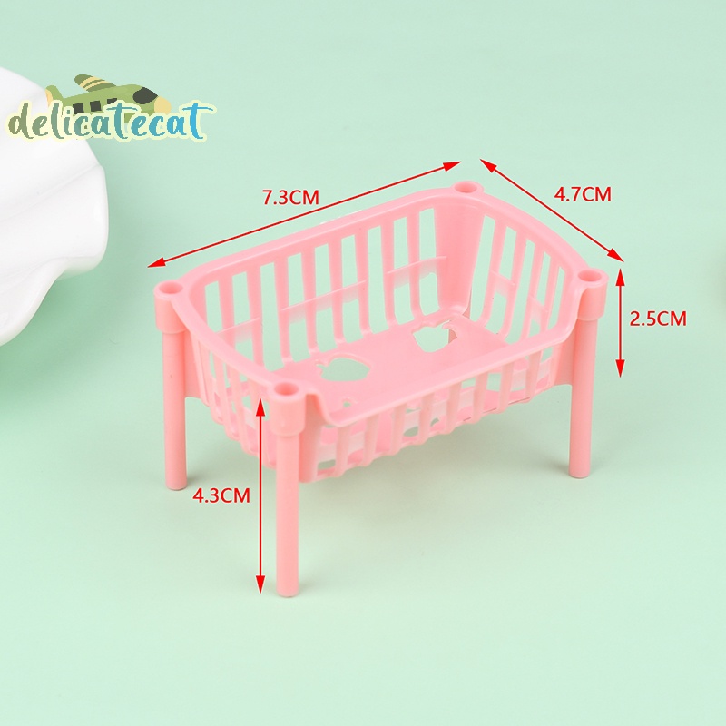 Set 2 Kệ Để Đồ Chơi Búp Bê Nhiều Tầng diy Trang Trí Nhà Búp Bê