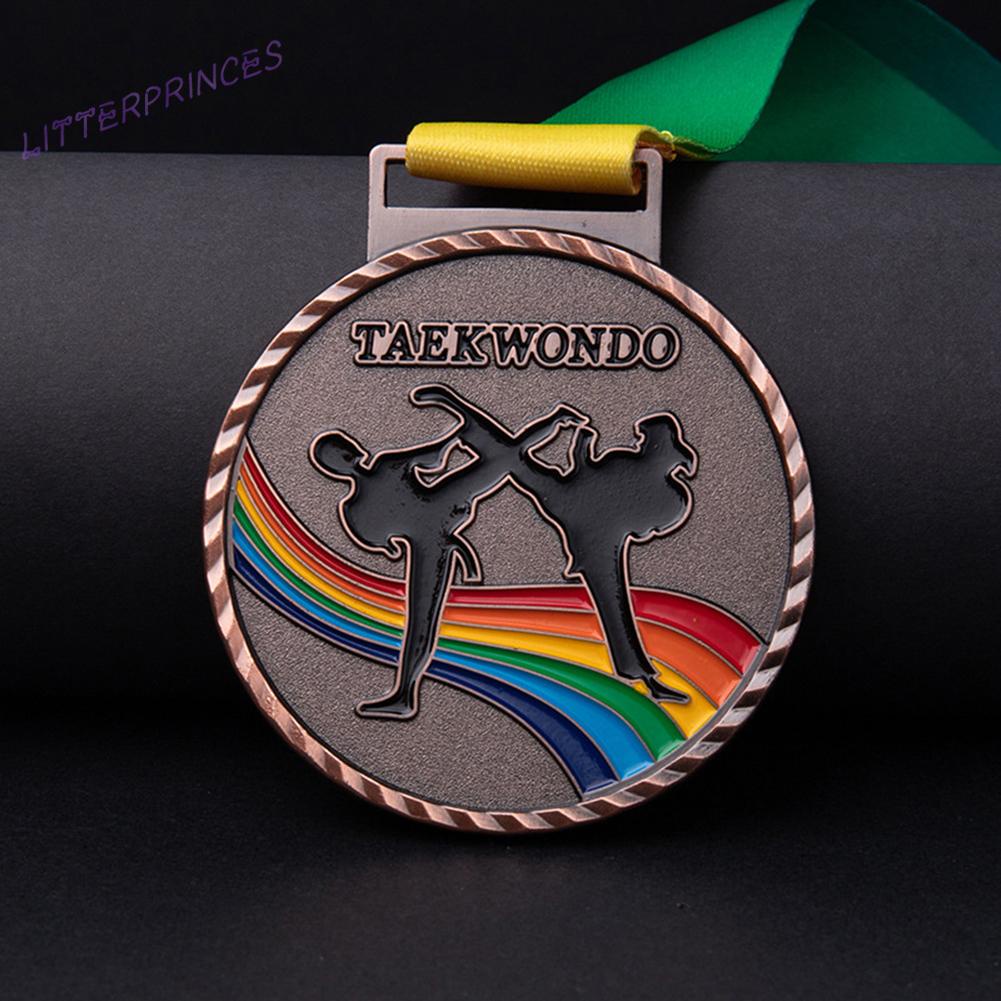 Huy Chương Giải Thưởng Võ Thuật taekwondo Bằng Đồng Màu Vàng / Bạc