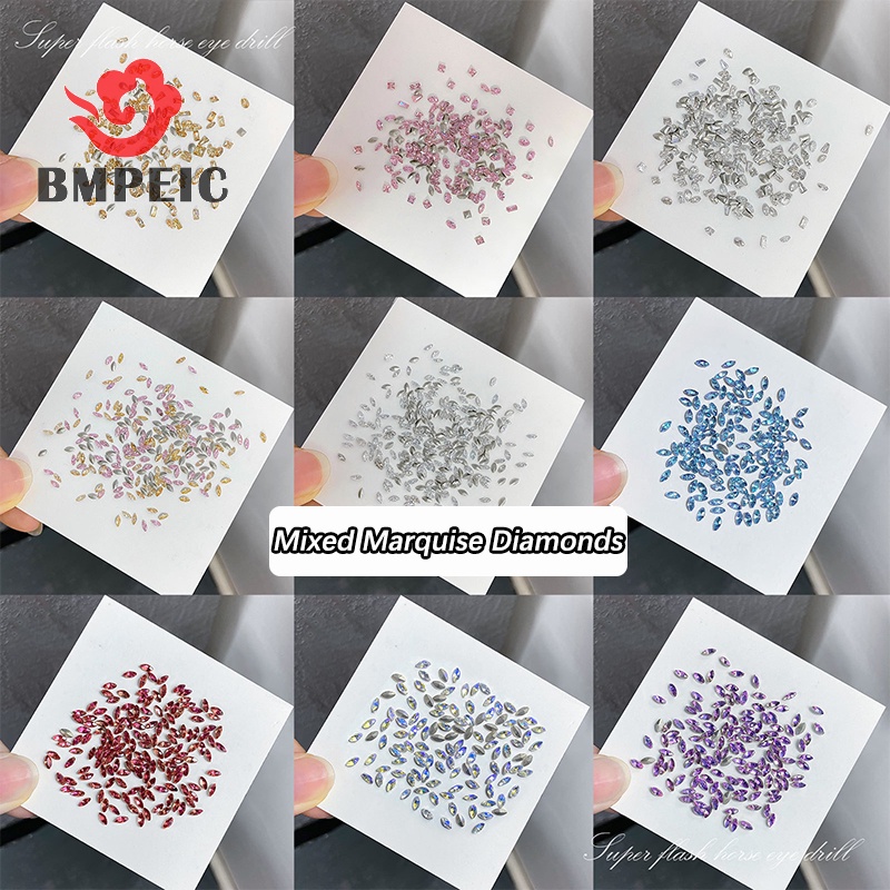 Hạt Đá zircon mini Đính Móng Tay Mới