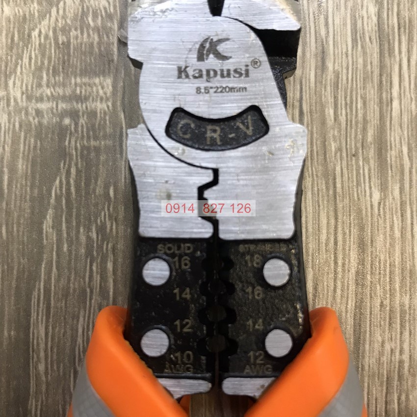 Kìm cắt đa năng KAPUSI K-8071 Japan 8inch200mm, thép CRV độ cứng cao lưỡi kìm sắc bén, Bh12 thángKouritsu Official Store