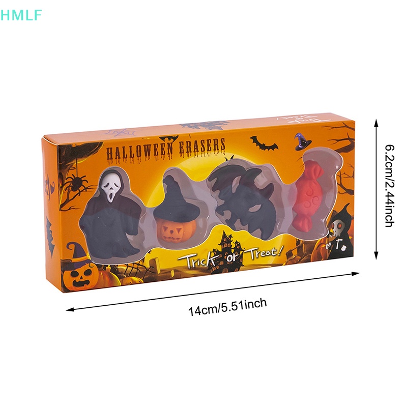 Tẩy Bút Chì Mềm mini Họa Tiết Hoạt Hình Sáng Tạo Bền Bỉ Dùng Hóa Trang halloween Dành Cho Học Sinh