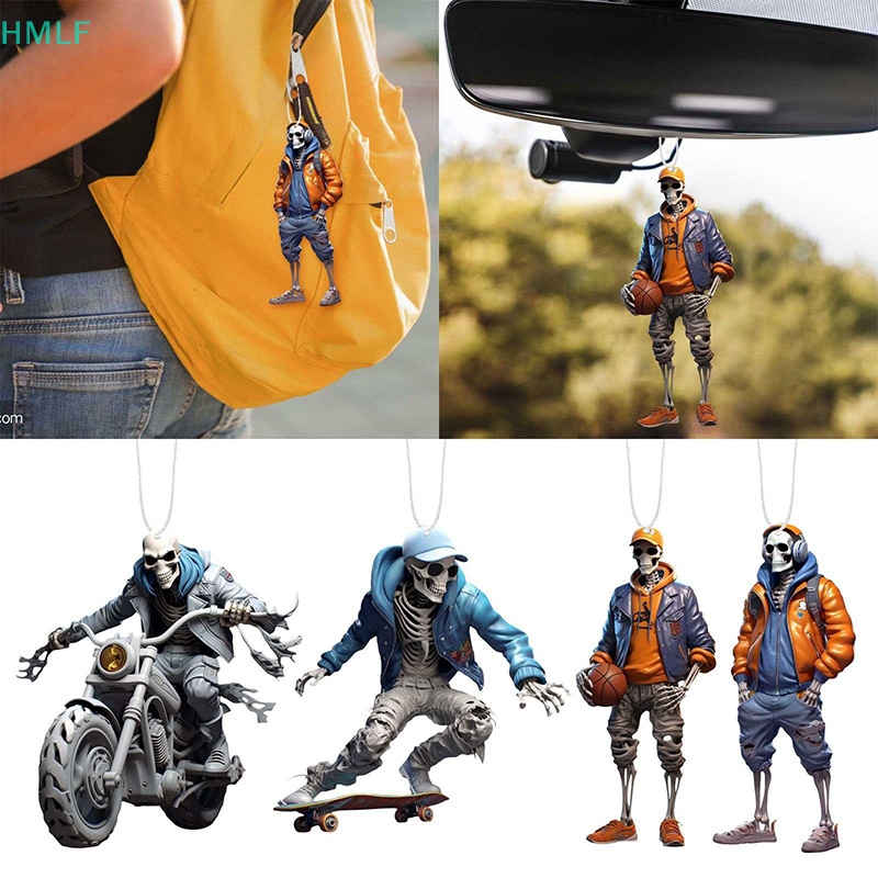 Hm 1 Phụ Kiện Trang Trí Nội Thất Xe Hơi Hình Bộ Xương Bằng acrylic