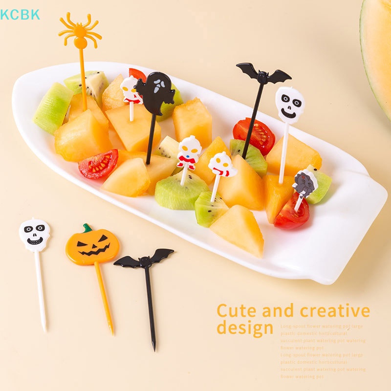 Set 6 / 10 Nĩa Ăn Trái Cây Kiểu Dáng Hoạt Hình Dễ Thương