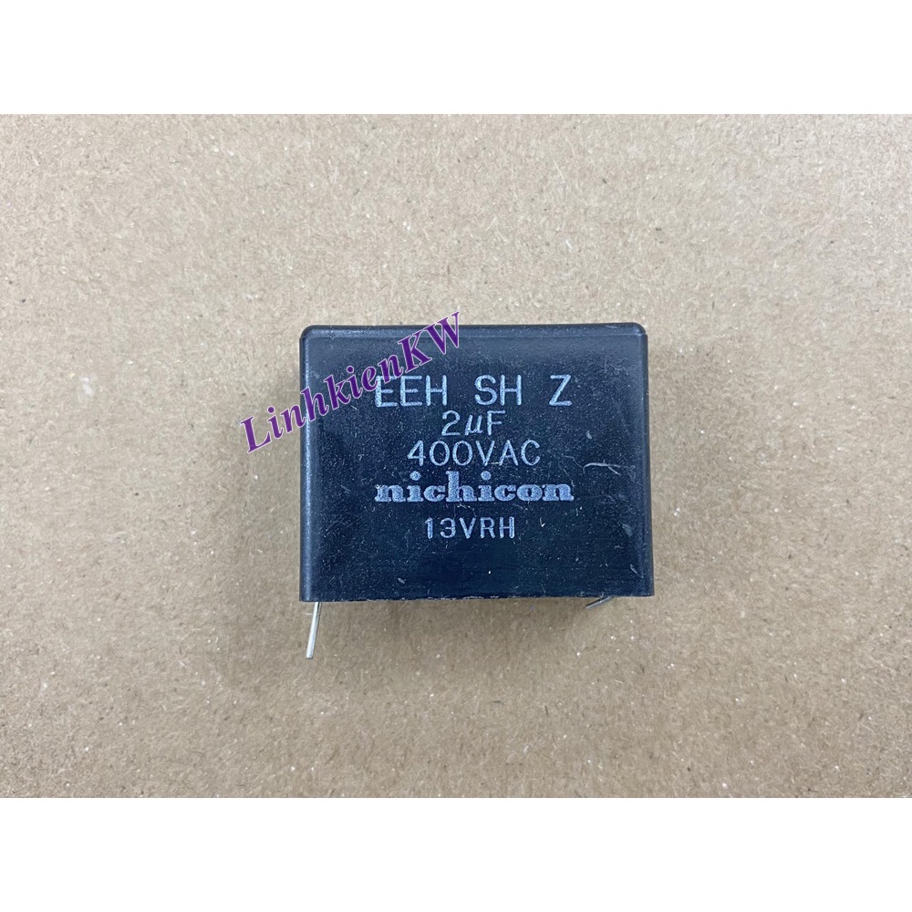 Tụ Quạt 2uf 400v mới chính Hãng Nichicon 100%.