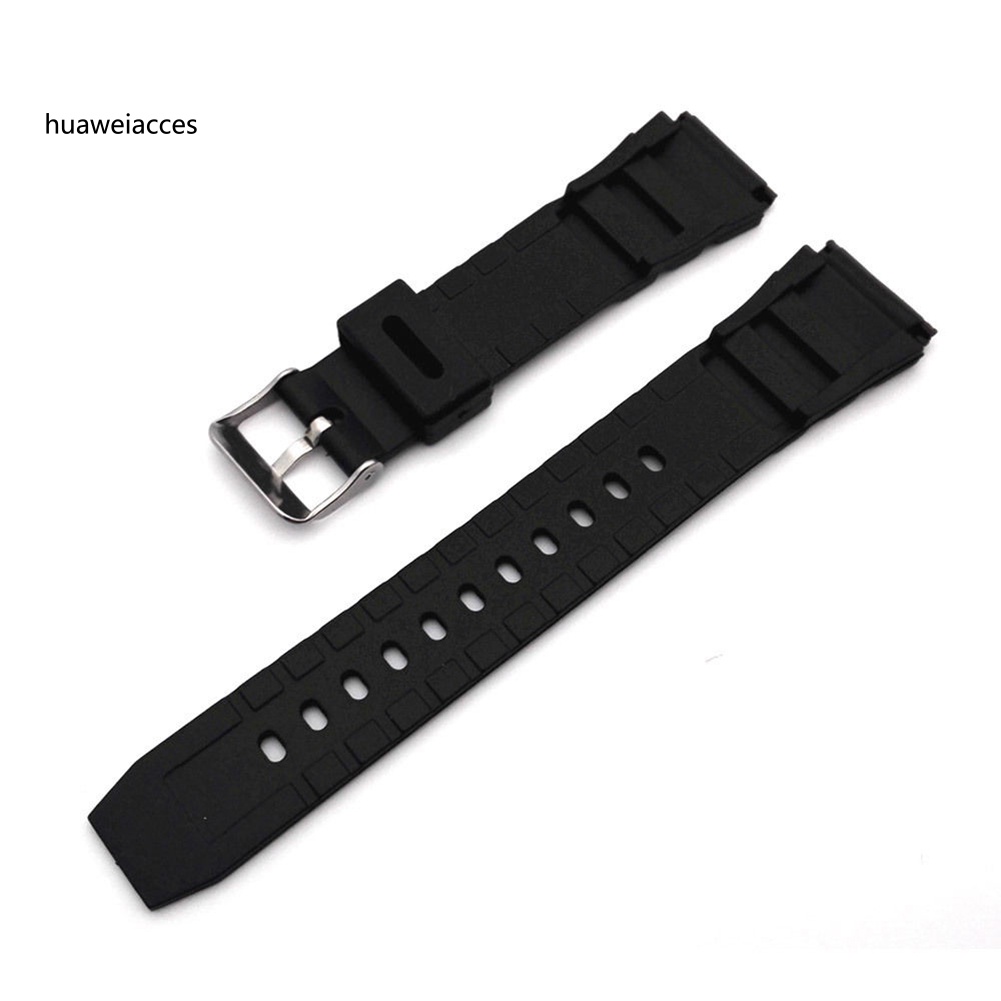 Dây Đeo Đồng Hồ Bằng Cao Su silicone Chống Nước 18-22mm Cho Nam