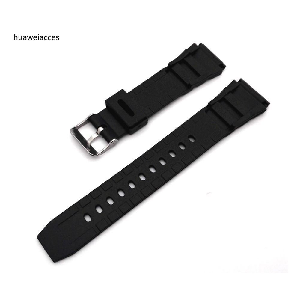 Dây Đeo Đồng Hồ Bằng Cao Su silicone Chống Nước 18-22mm Cho Nam