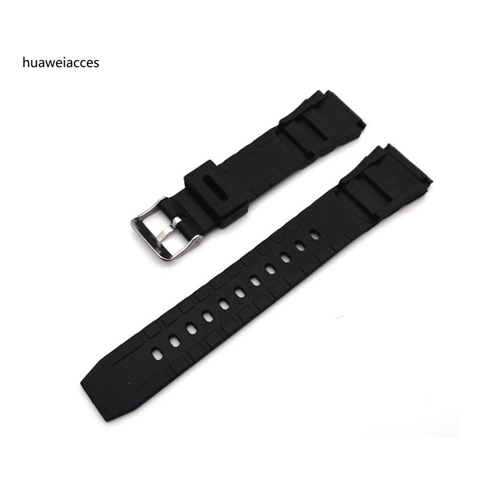 Dây Đeo Đồng Hồ Bằng Cao Su silicone Chống Nước 18-22mm Cho Nam