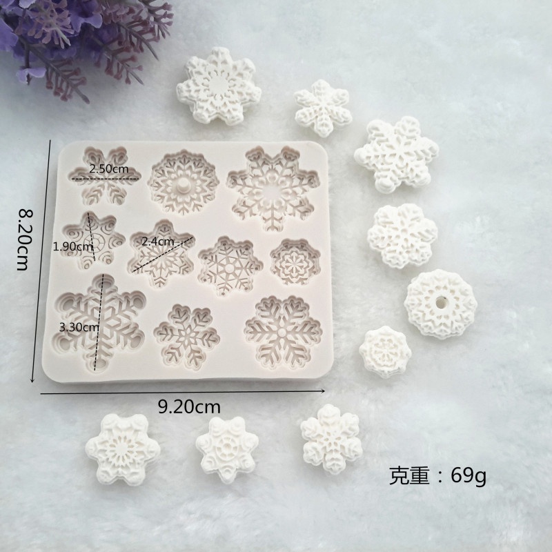 Khuôn silicone Làm Bánh Tạo Hình Chủ Đề Giáng Sinh