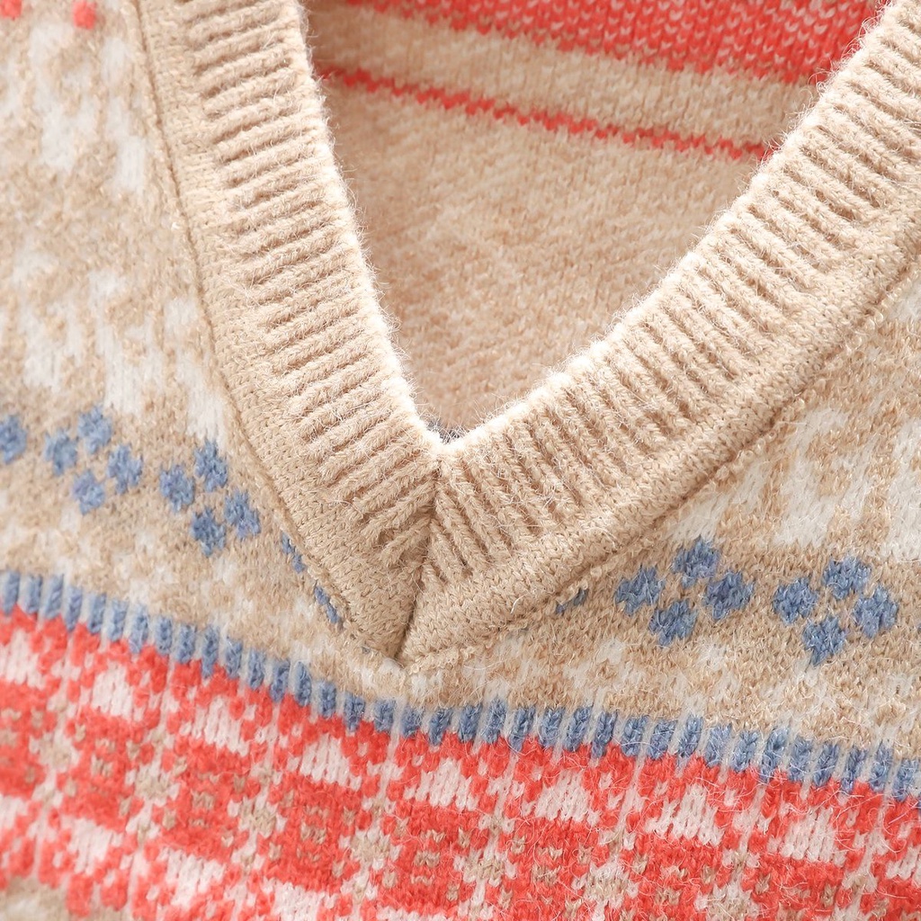 Áo sweater Không Tay Phong Cách Hàn Quốc Thời Trang Xuân Thu 2023 Mới Cho Bé Gái